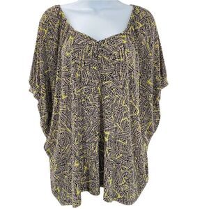 ELOQUII Printed Blouse